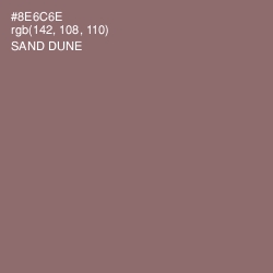 #8E6C6E - Sand Dune Color Image